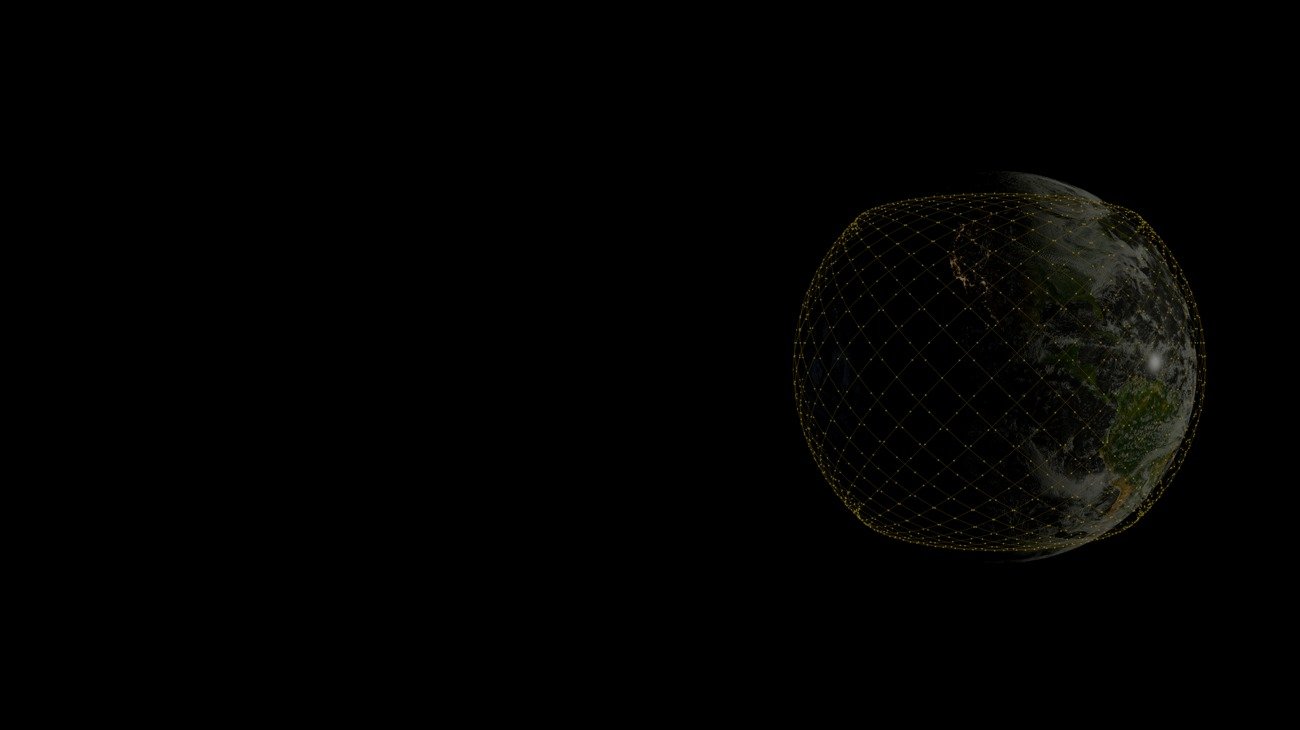 Earth viewed from orbit