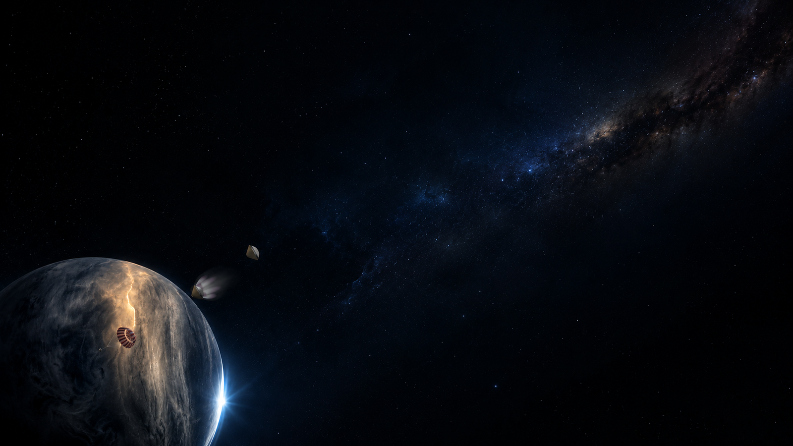 Venus atmospheric entry probe concept